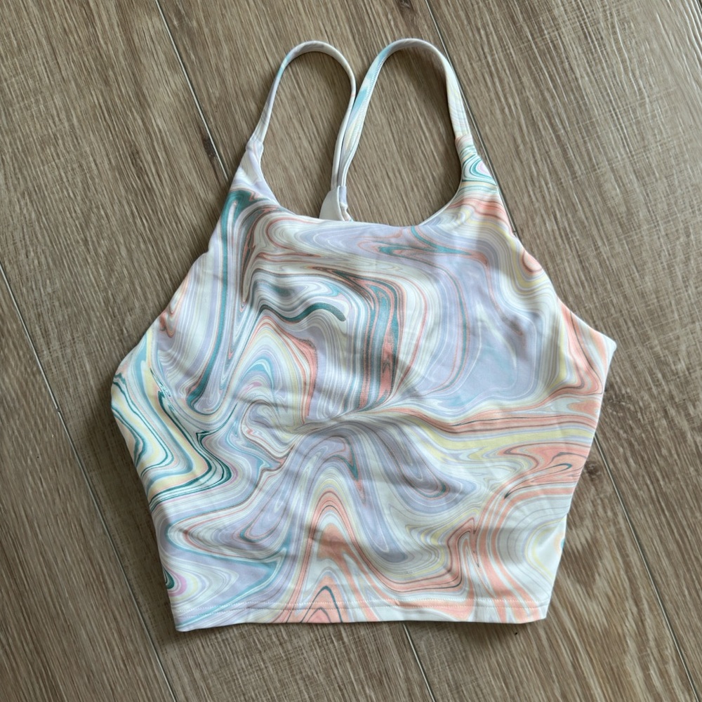 Old Navy Light Support PowerSoft Longline Sports Bra
